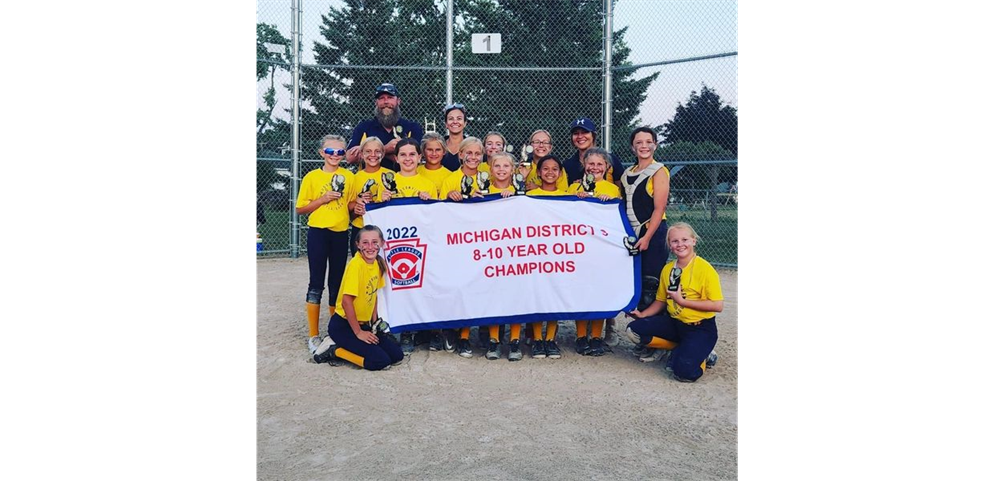 2022 Softball 10u Division District 9 Champions