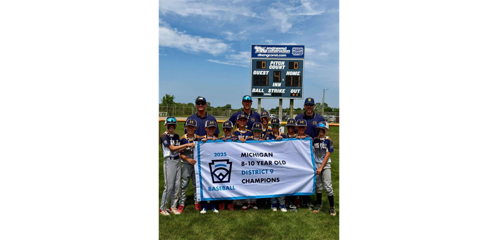 2025 Baseball 10u District 9 Champs